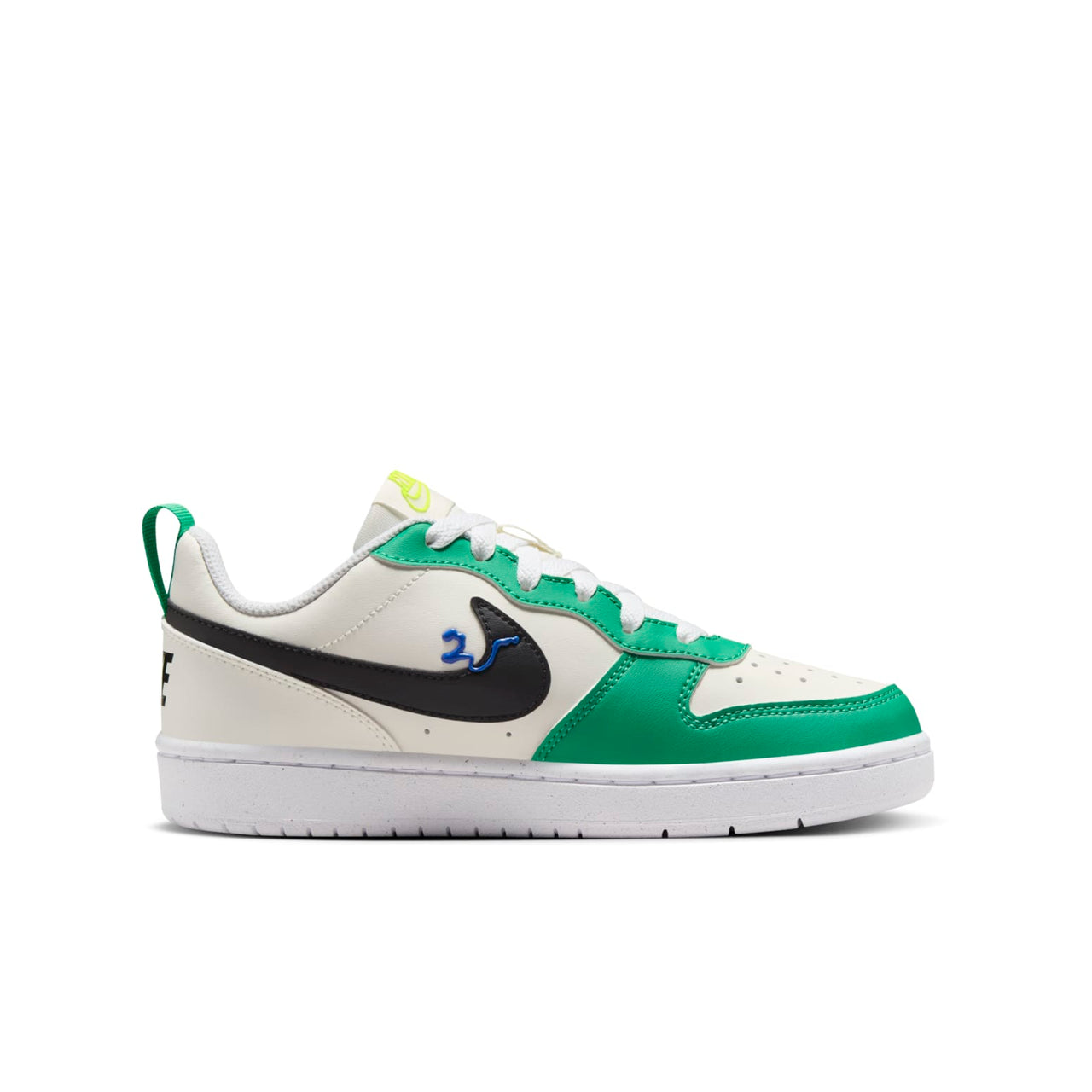 (GS) Nike Court Borough Low Recraft 'White Green Black' HF5750-101
