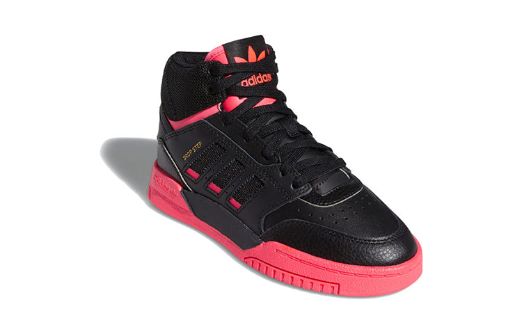 (GS) adidas originals Drop Step J 'Black Pink' FV4890
