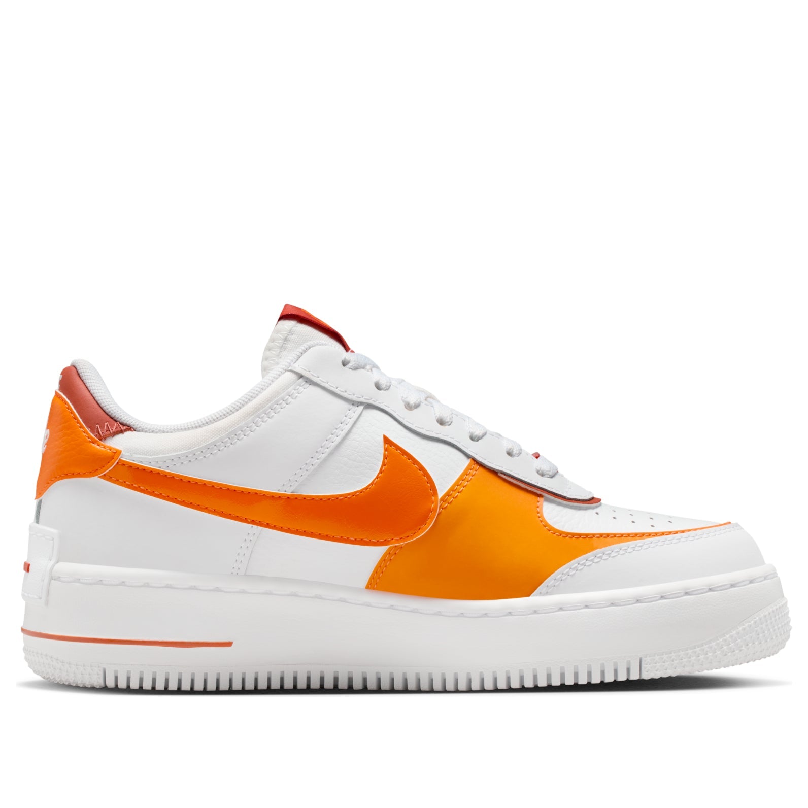 (WMNS) Nike Air Force 1 Shadow 'White Bright Ceramic Dark Russet' CI0919-124