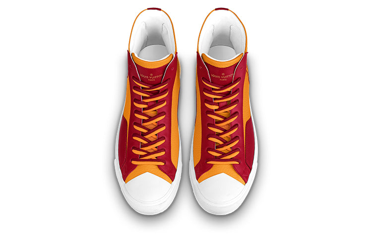 LOUIS VUITTON Tattoo Ankle Sneakers 'Orange Red' 1A8XX5