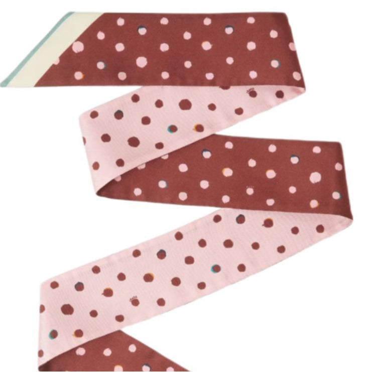 (WMNS) Fendi SS26 Wrappy Silk Scarf 'Burgundy Pink' FXT011AWEYF1VHA