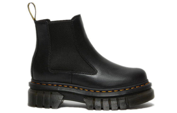 (WMNS) Dr. Martens Audrick Nappa Leather Platform Chelsea Boots 'Black' 27148001