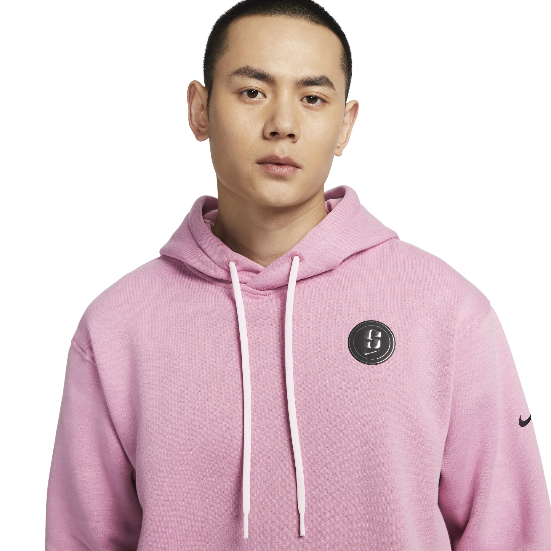 Nike Sabrina Fleece Basketball Hoodie Asia Sizing 'Pink Black' FV3206-699
