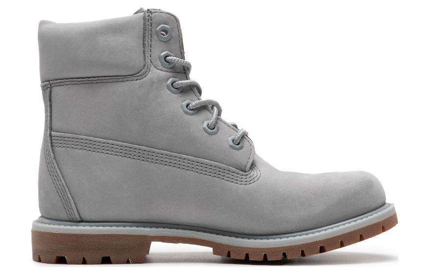 (WMNS) Timberland 50th Anniversary Edition 6 Inch Waterproof Boots 'Light Grey Nubuck' A4326EA3