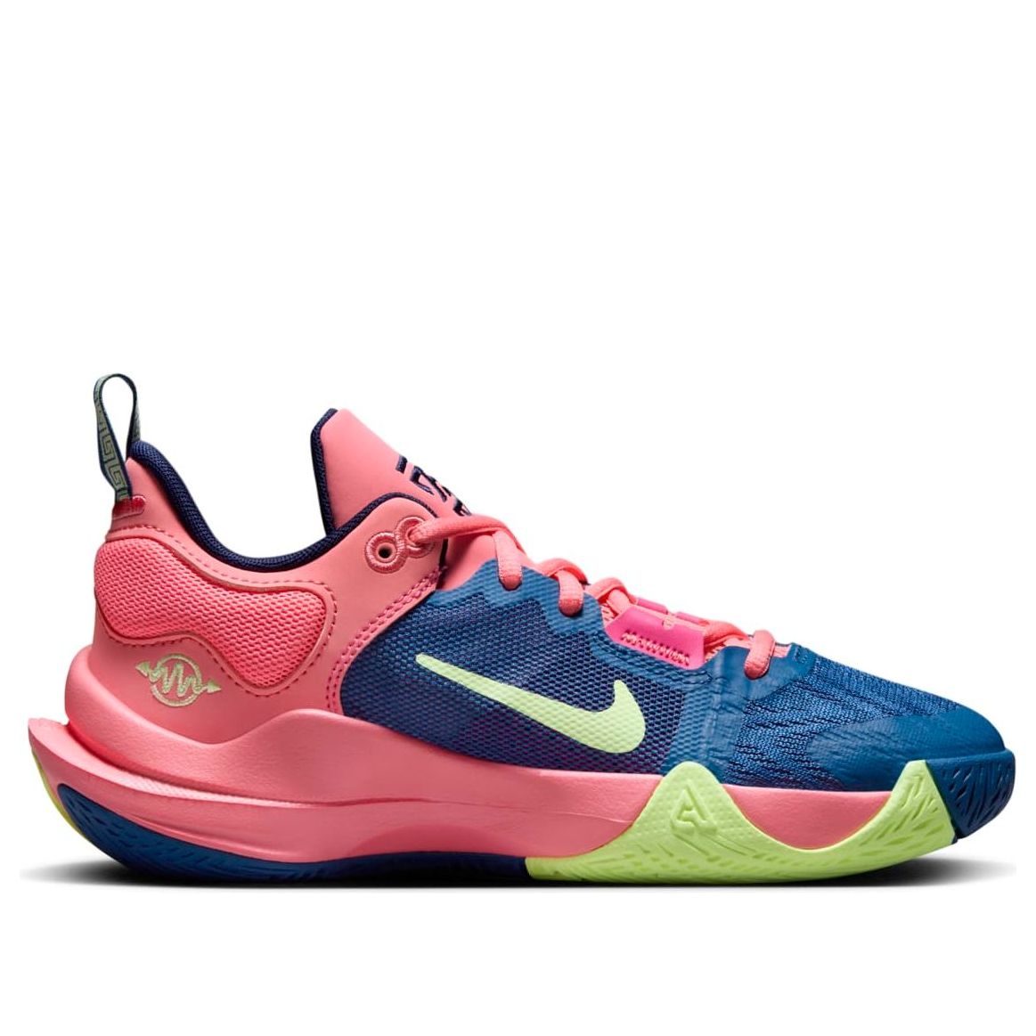 (GS) Nike Giannis Immortality 2 'Dark Marina Blue Laser Crimson' FQ8168-630