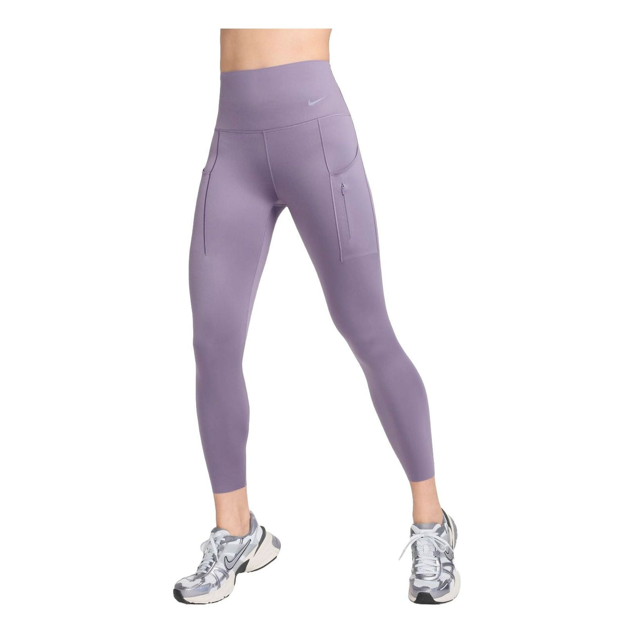 (WMNS) Nike Go Firm-Support High-Waisted 7/8 Leggings with Pockets Asia Sizing 'Purple' DQ5640-509