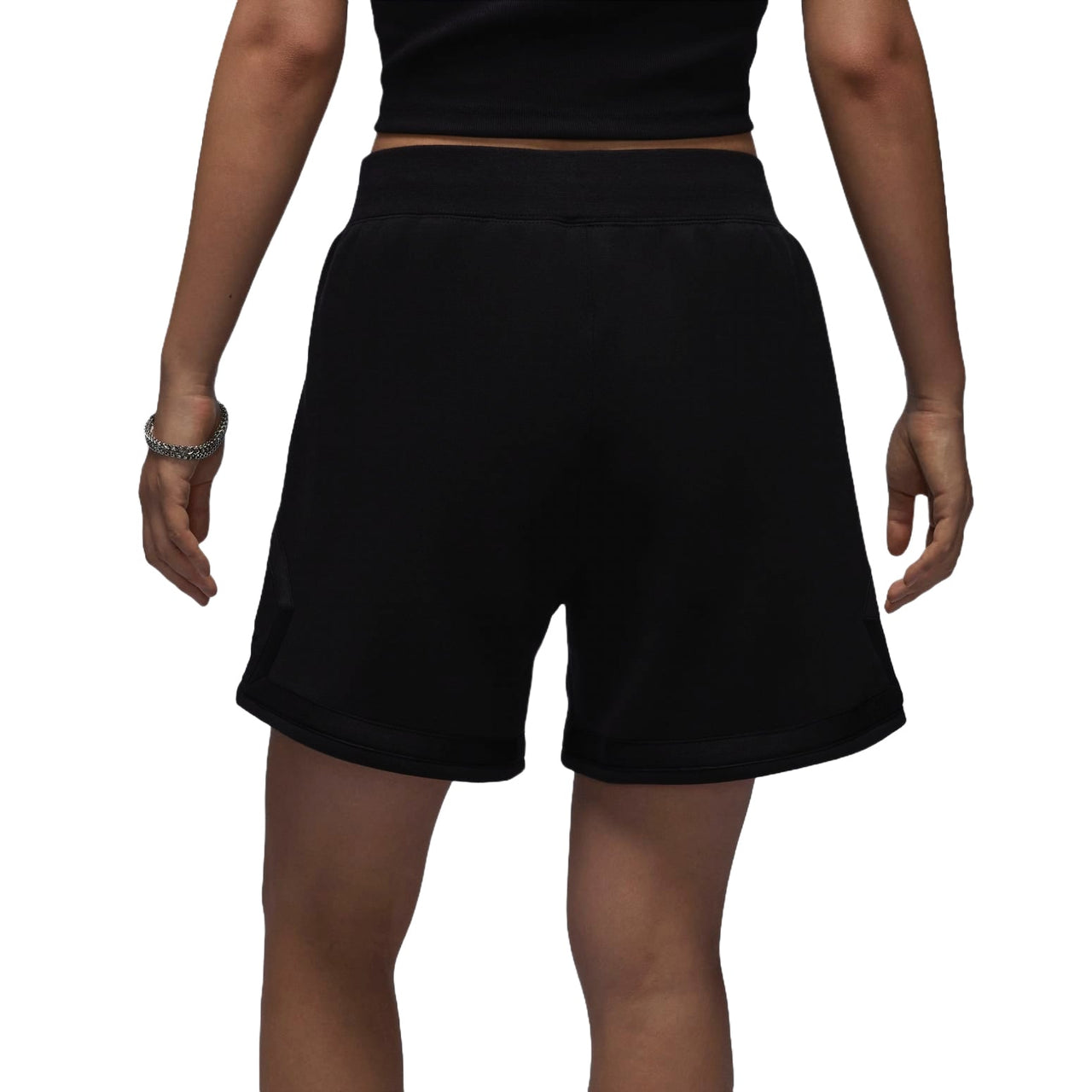 (WMNS) Air Jordan Flight Diamond Fleece Shorts Asia Sizing 'Black' FV7057-010