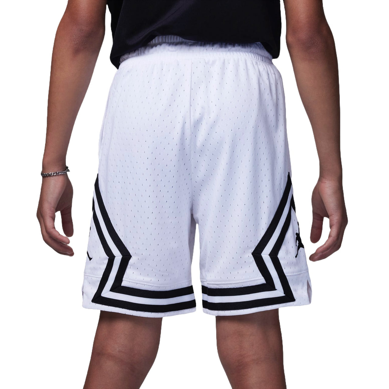(GS) Air Jordan Mesh Shorts 'White Black' DR8097-100