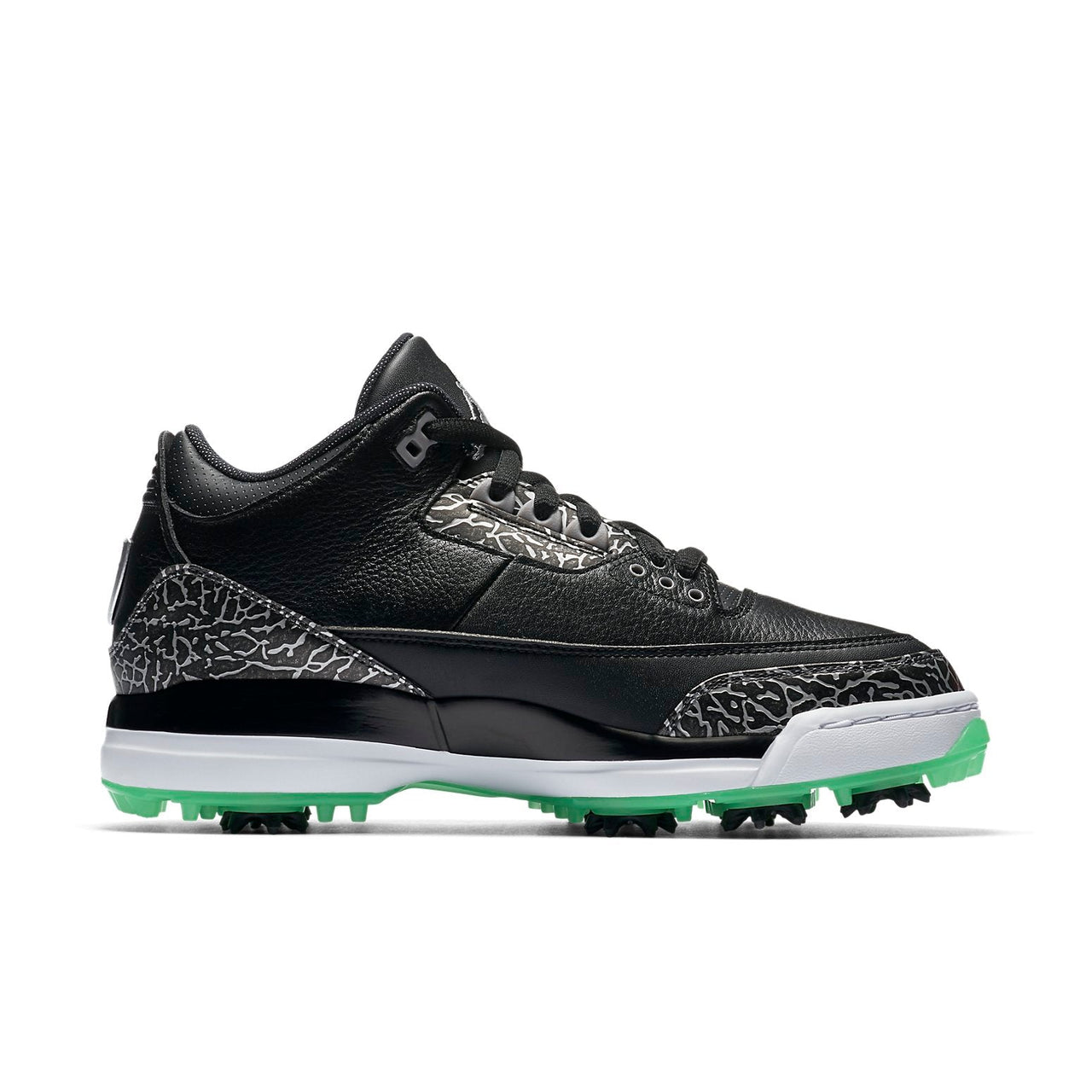 Air Jordan 3 Retro Golf 'Black Green Glow' AJ3783-001
