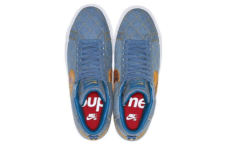 Nike x Supreme Zoom SB Blazer Mid QS 'Denim' DX8421-400