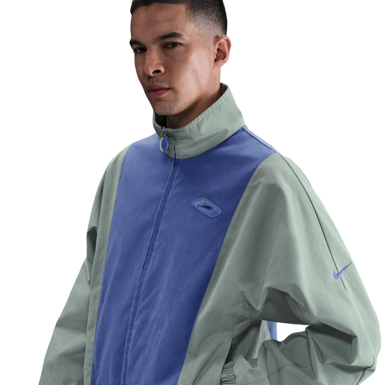 Nike x Patta Track Jacket Asia Sizing 'Grey Blue' HJ0713-073