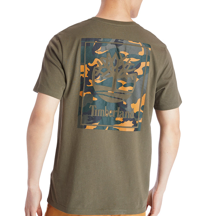 Timberland Camouflage Pattern Printing Male Green A2AFV-A58