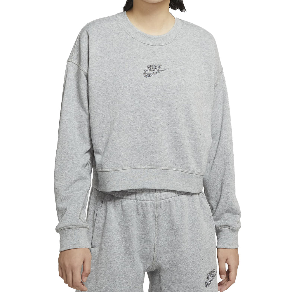 (WMNS) AS W Nike Sportswear Crew FT M2Z DK GREY HEATHER CU6404-063