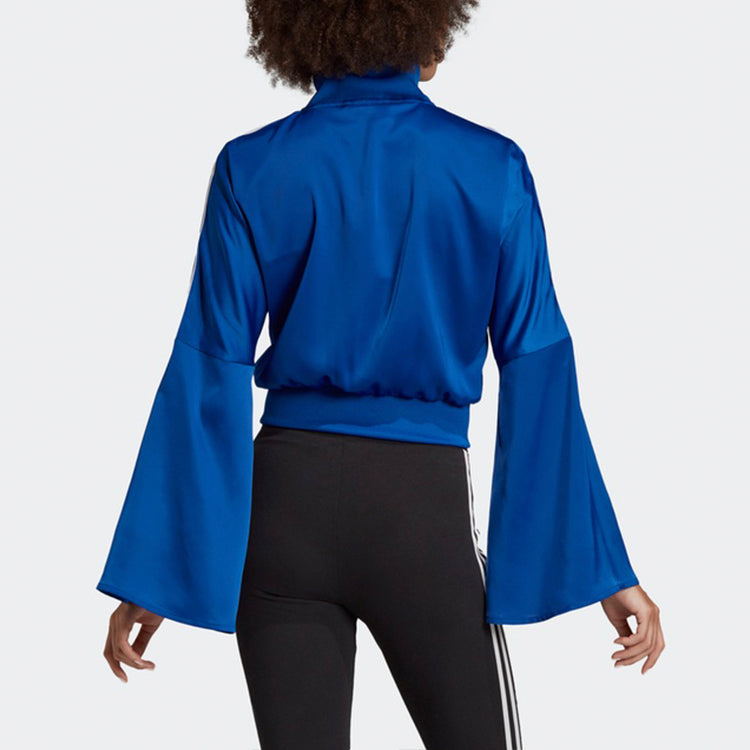 (WMNS) adidas Satin Track Jacket 'Royal Blue' ED4772