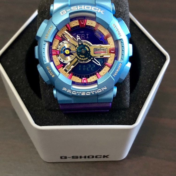 CASIO G-Shock Analog-Digital 'Blue Purple' GMA-S110HC-6A