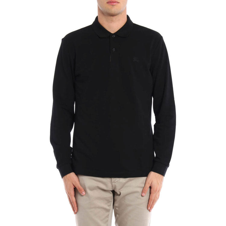 Burberry Printing Long Sleeve Polo Male Black 39821641