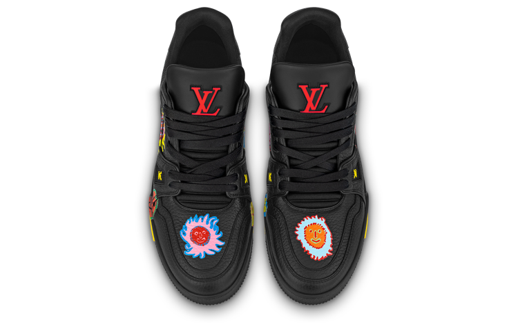 LOUIS VUITTON x YAYOI KUSAMA Sneaker 'Black with Icons' 1ABD2Q