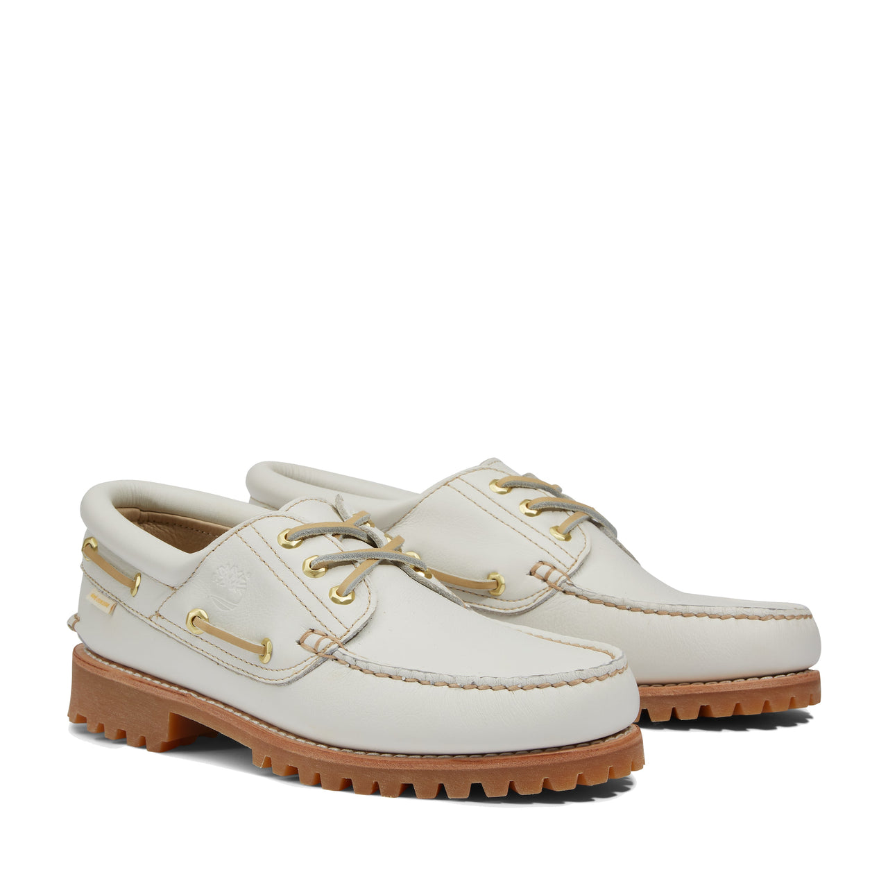 Timberland x Aim Leon Dore Three Eye Lug Hand Sewn Boat Shoes 'Off White' TB0A67P71481