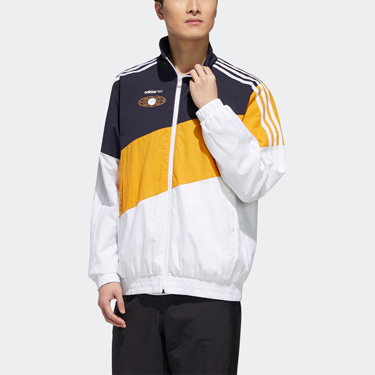 adidas neo M Egame Wvn Tt Sports Logo Jacket Blue GL7176