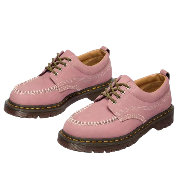 Dr. Martens Lowell Nubuck Moc Toe Shoes 'Dusty Rose' 42365650