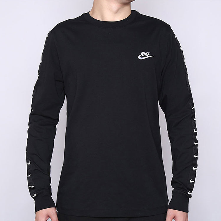 Nike Athleisure Casual Sports Round Neck Long Sleeves Black AR5057-010
