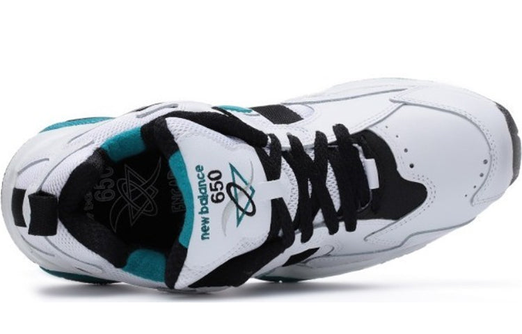 New Balance 650 Shoes White/Blue ML650WNA
