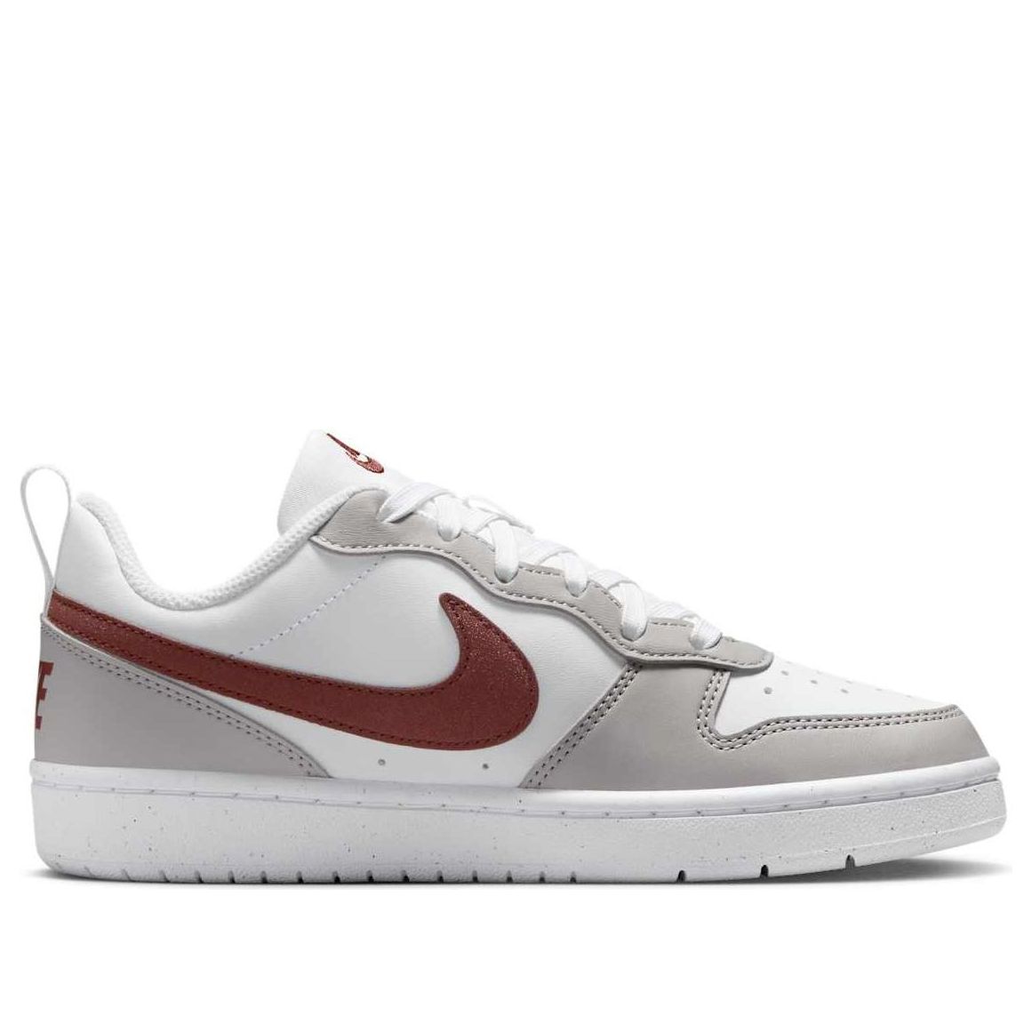 (GS) Nike Court Borough Receaft 'White Dark Pony Iron Ore' FZ1024-100