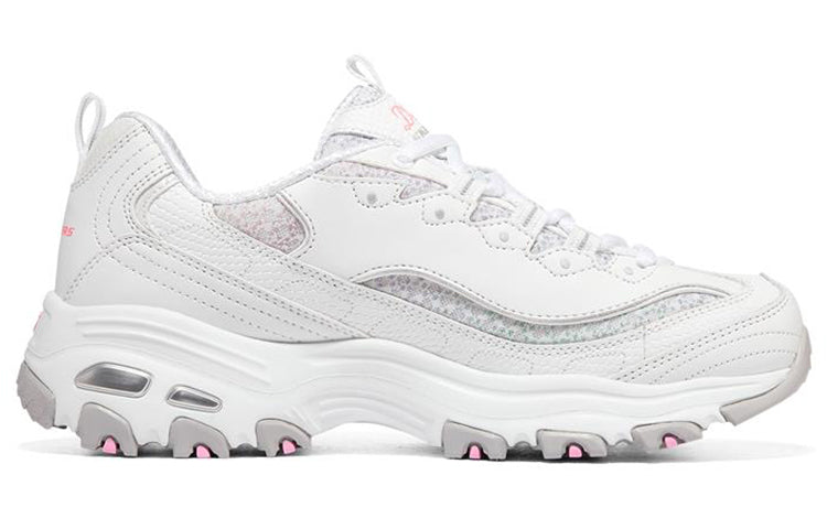 (WMNS) Skechers D'Lites 1.0 'White Pink' 149791-WPK