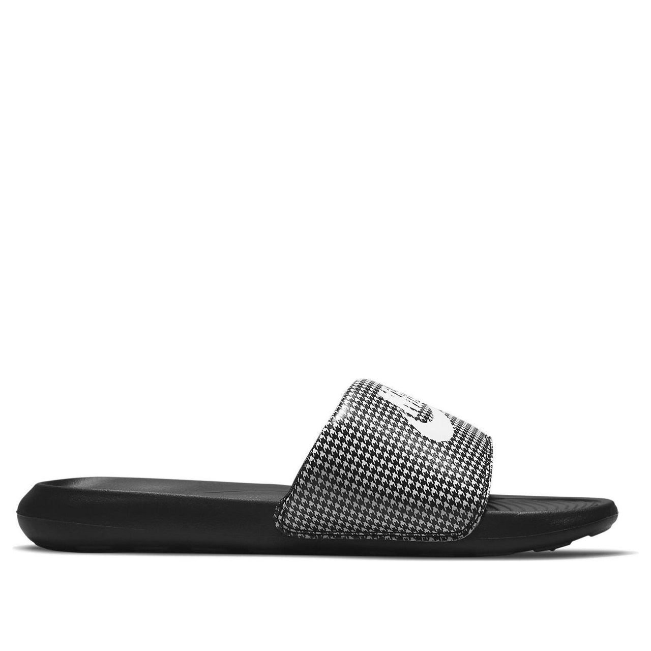 (WMNS) Nike Victori One Printed Slide 'Black Herringbone' CN9676-009