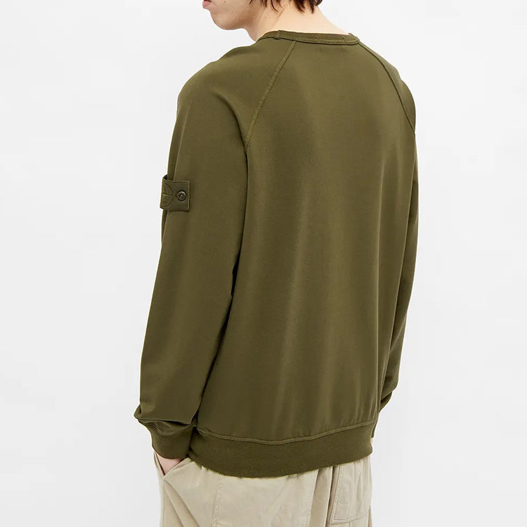 STONE ISLAND Ghost Piece Sweatshirt 'Military Green' 7415659F3-V0054