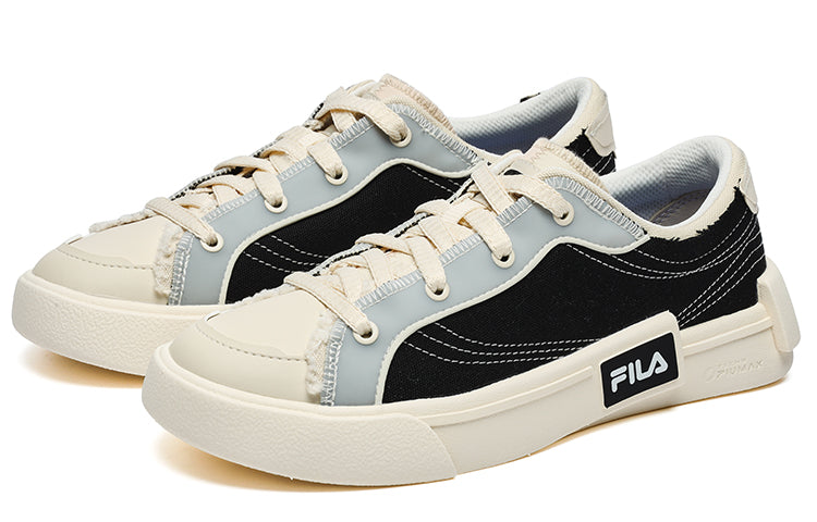 (WMNS) FILA FUSION Pop Skate Shoes 'Black Cream White' T12W232103FBA
