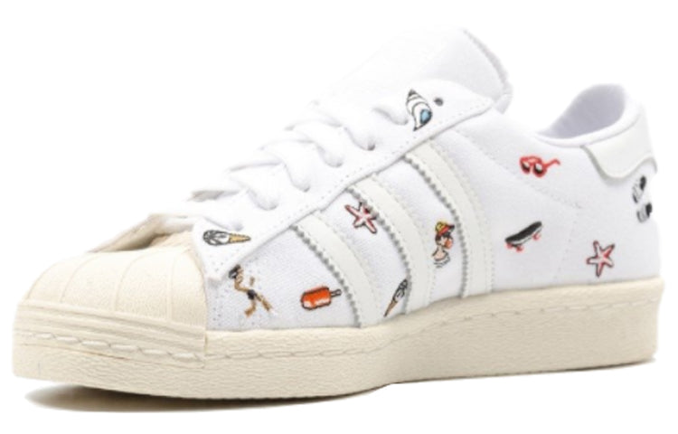 (WMNS) adidas originals Superstar 80s 'White' BZ0650
