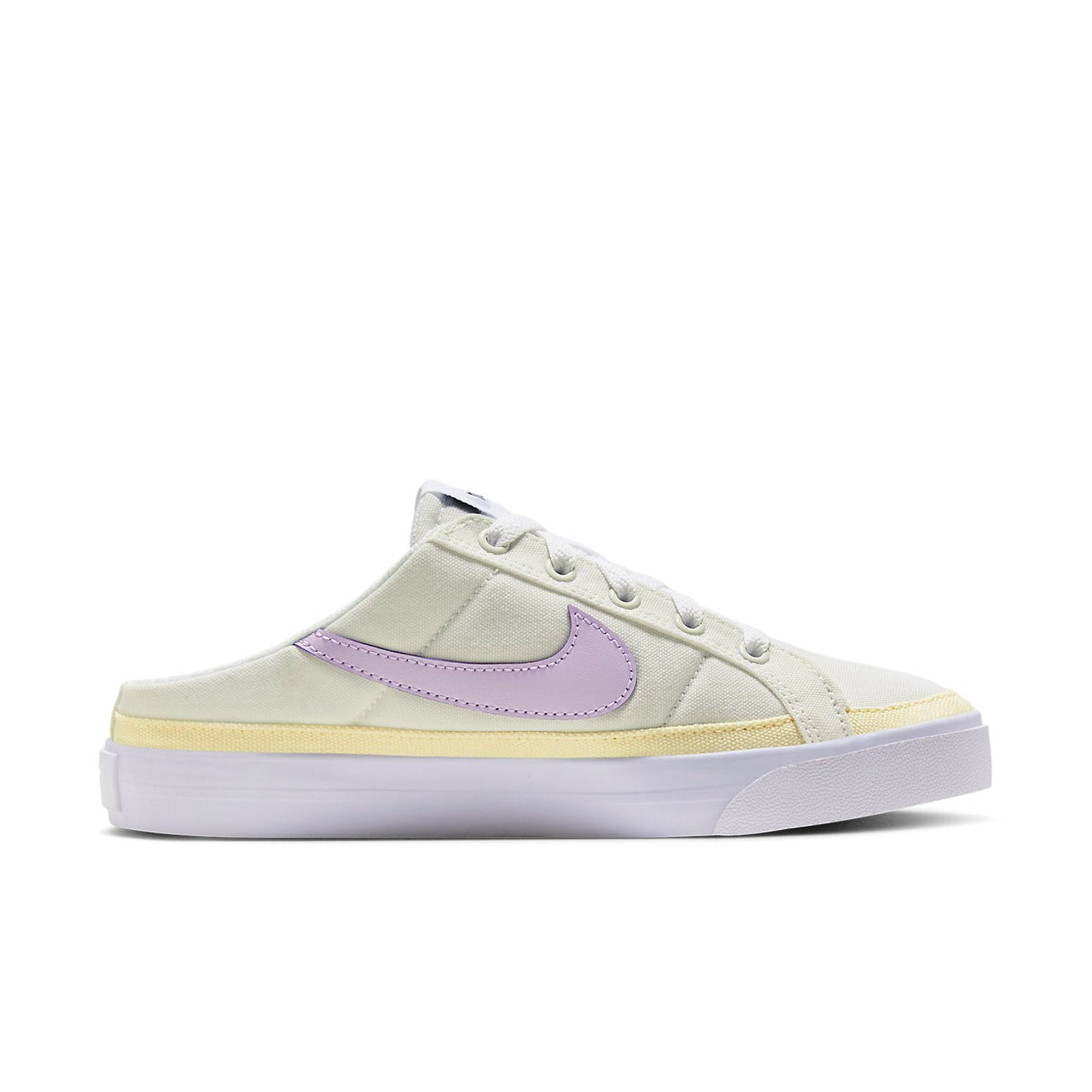 (WMNS) Nike Court Legacy Mule 'Light Yellow Purple' HJ3494-151