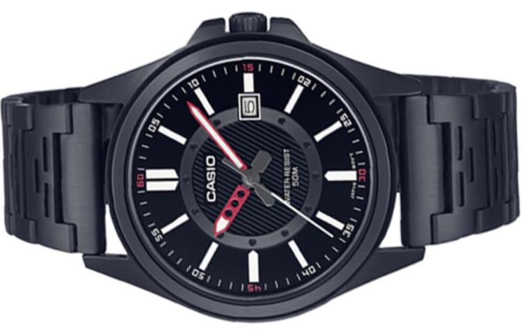 CASIO Analog 'Black' MTP-E700B-1EV