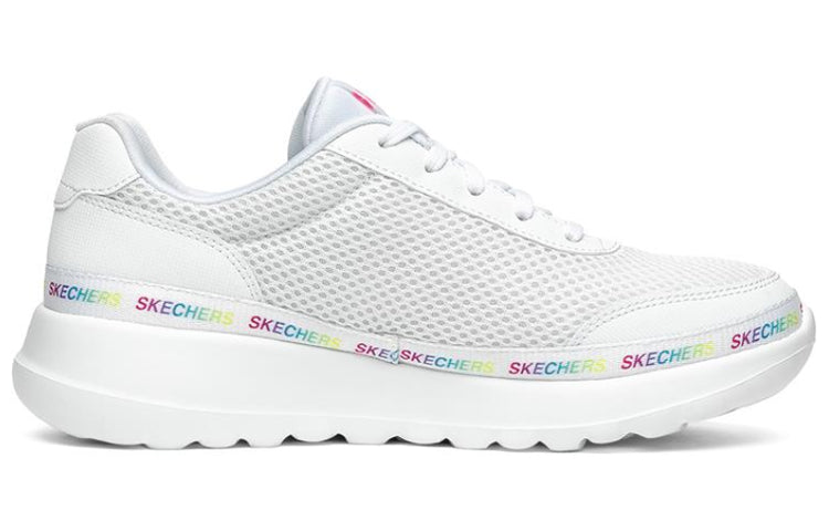 (WMNS) Skechers Go Walk Joy Running Shoes White 124088-WMLT