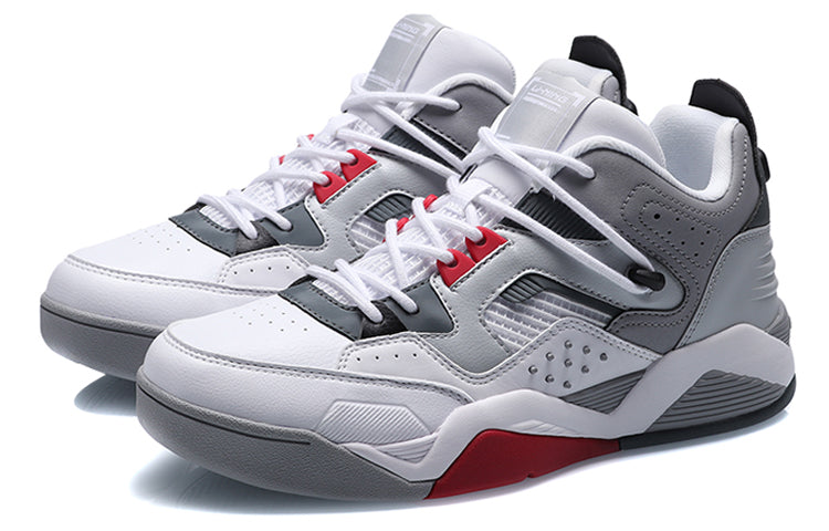 Li-Ning Casual Basketball Shoes 'Grey Red' AGBR025-2