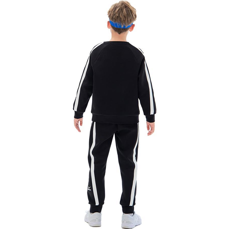 (GS) Mizuno Casual Sweater Suit 'Black' TZ2190
