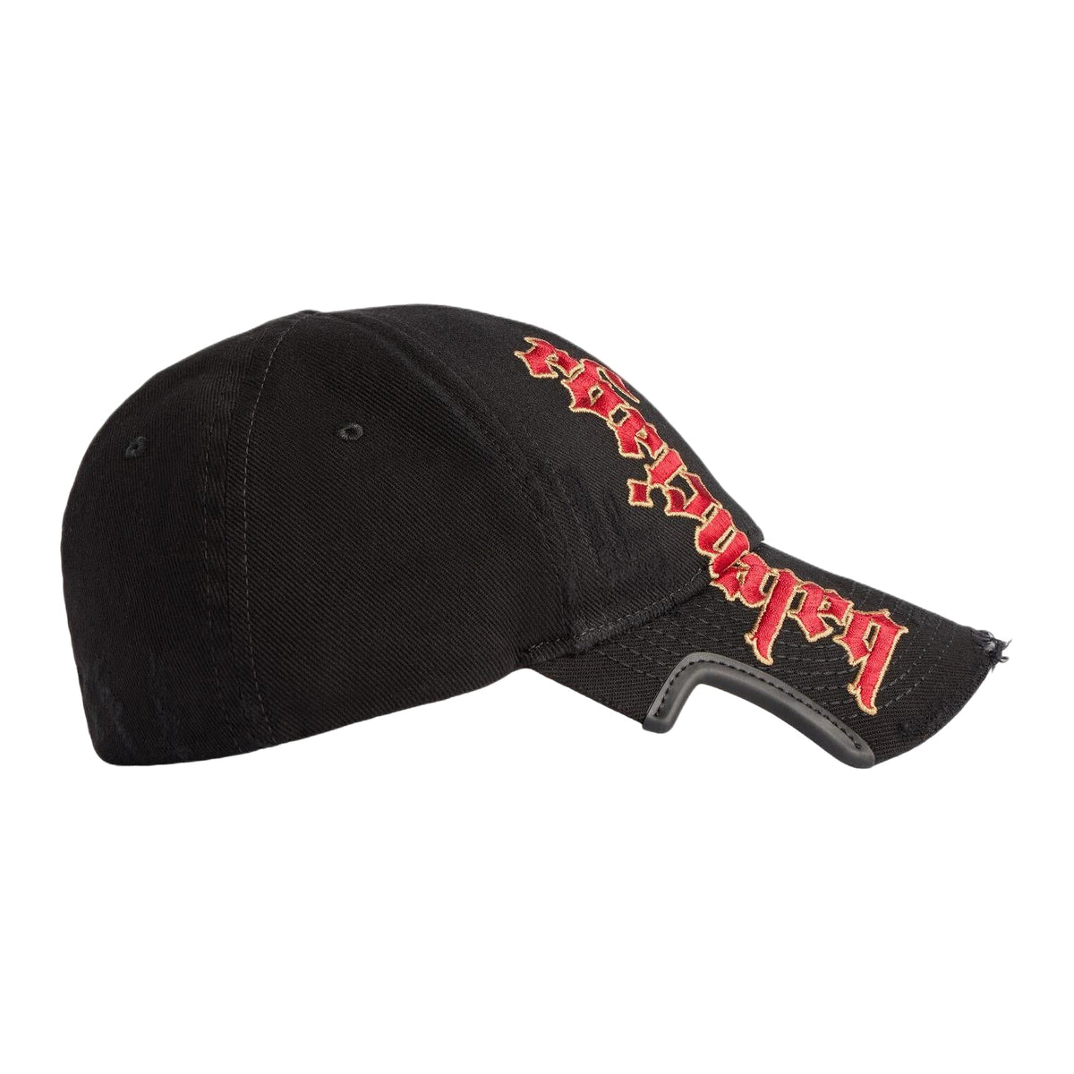 Balenciaga Gothic Placement No Closure Cap 'Black' 8465044F7B51000