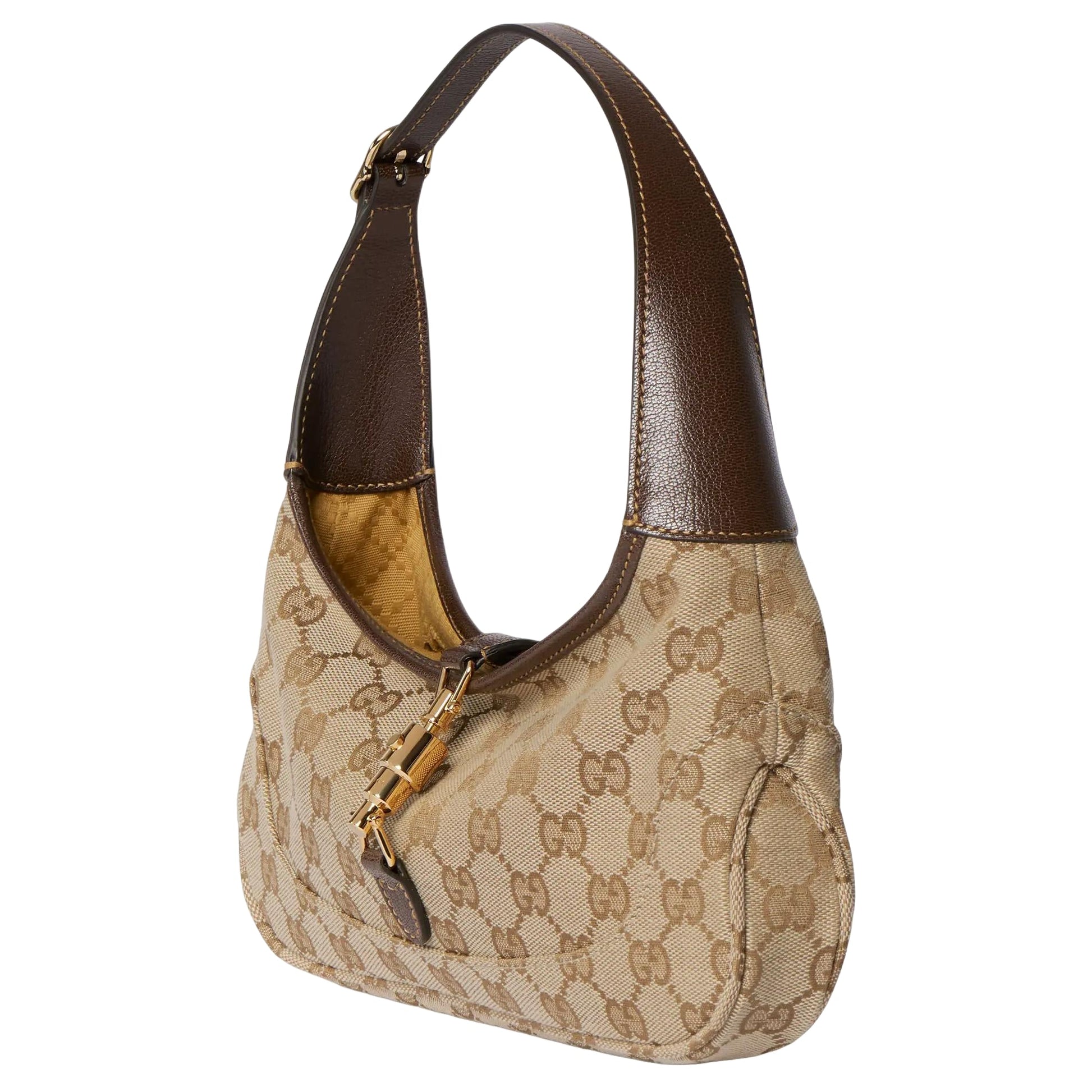 (WMNS) Gucci Jackie Slim Medium Shoulder Bag 'Sand Brown' 863137-FAFV2-9651