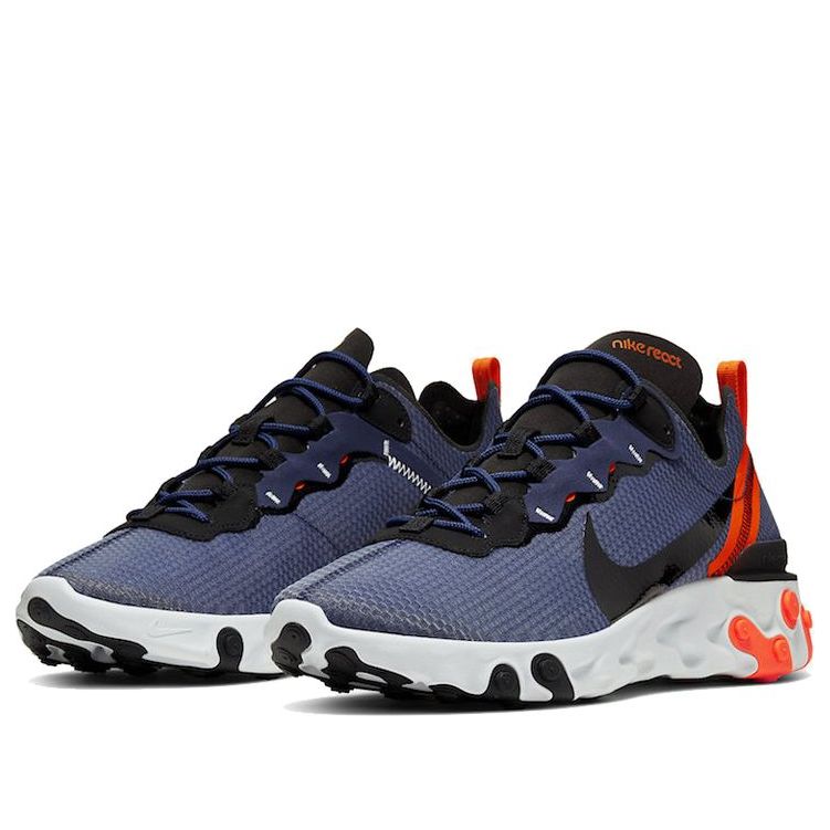 Nike React Element 55 'Midnight Navy Orange' CI3831-400
