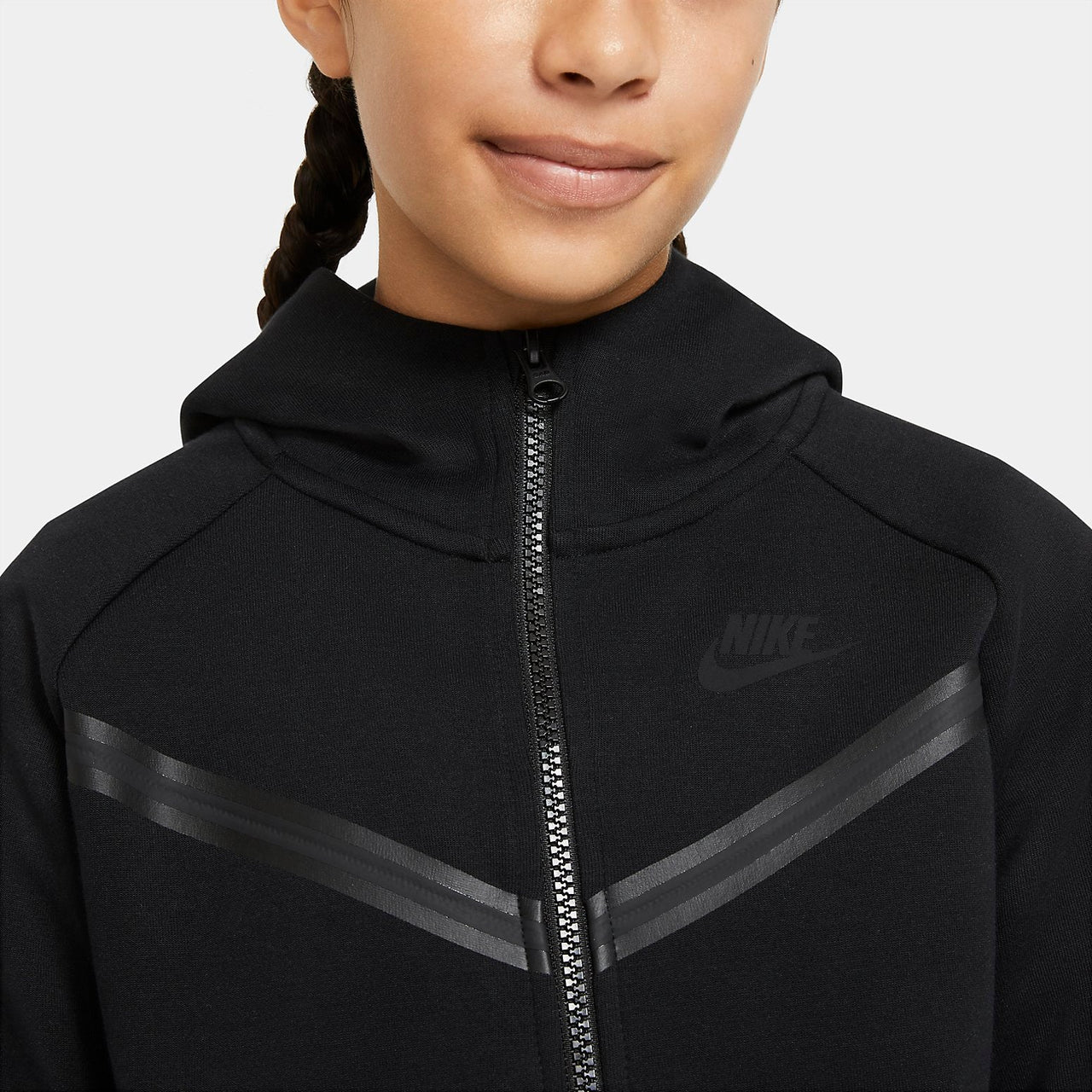 (PS) Nike Sportswear TCH FLC WR Hoodie FZ Black CZ2570-010