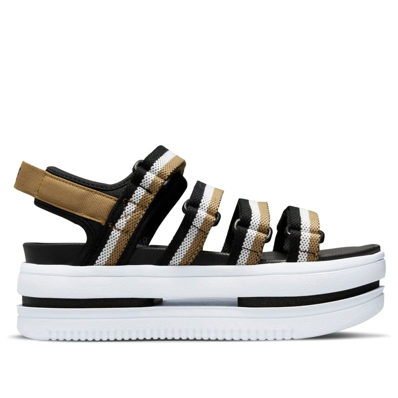 (WMNS) Nike Icon Classic Sports Black Brown Sandals 'Black Brown' DH0223-002