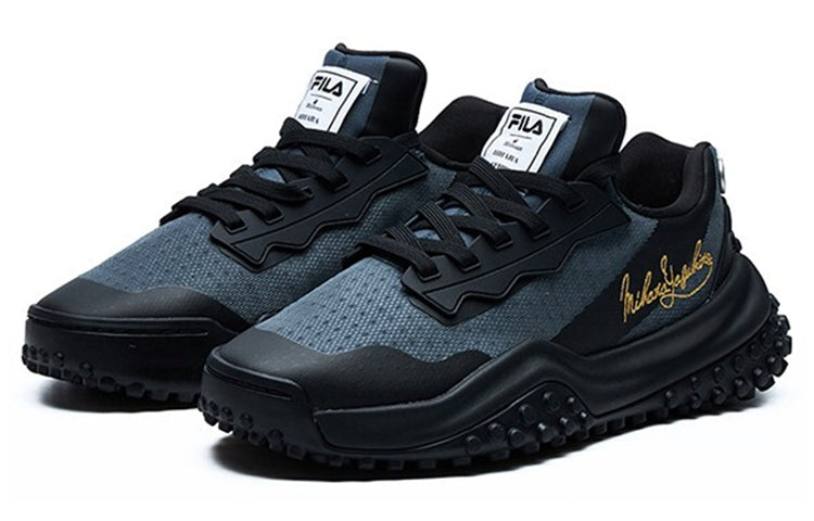 (WMNS) FILA FUSION x Mihara FM9 Sneakers 'Black Blue' T12M125207FBB