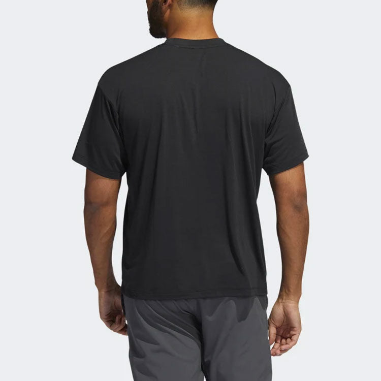 adidas originals Cartoon Contrasting Colors Logo Sports Short Sleeve Black GN9144