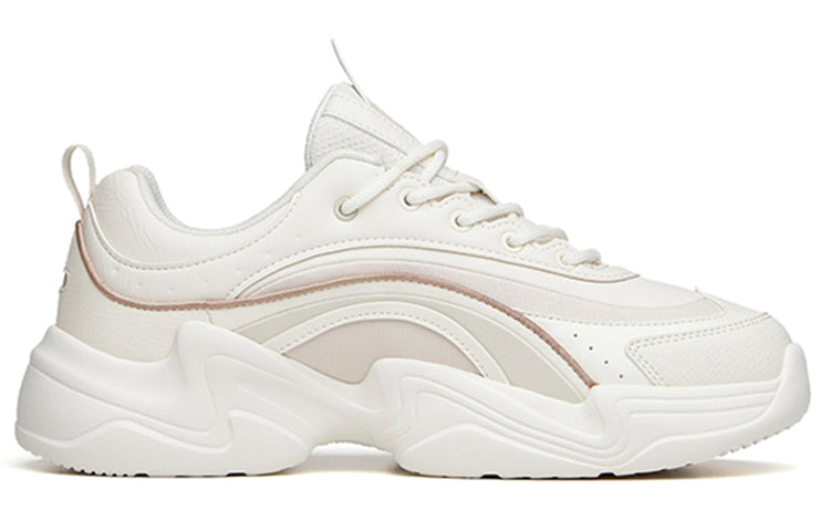 (WMNS) ANTA Life Series Sneakers 'White Beige Grey' 922138890-6