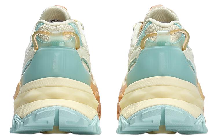 (WMNS) FILA FUSION Bianco TECNO-PIUMAX Sneakers 'White Brown Blue' T12W321301FLG