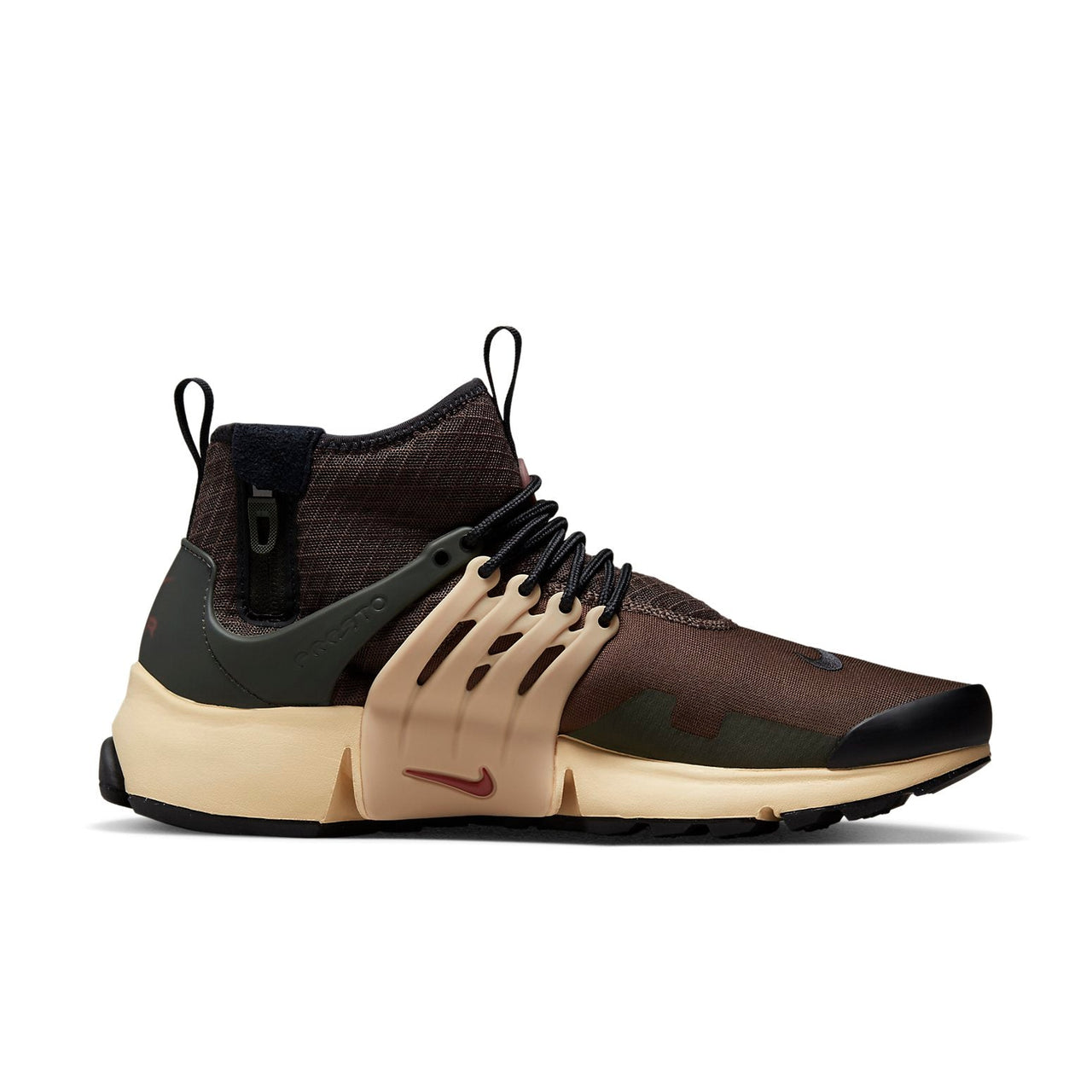 حذاء Nike Air Presto Mid Utility "Baroque Brown Sesame" DC8751-200