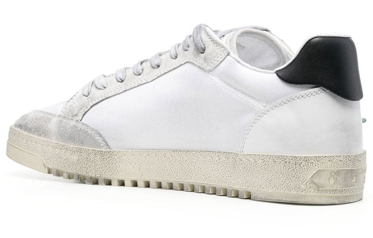 Off-White Vulcanized 5.0 Low Top Distressed Sneaker 'White Black' OMIA227C99FAB0010101