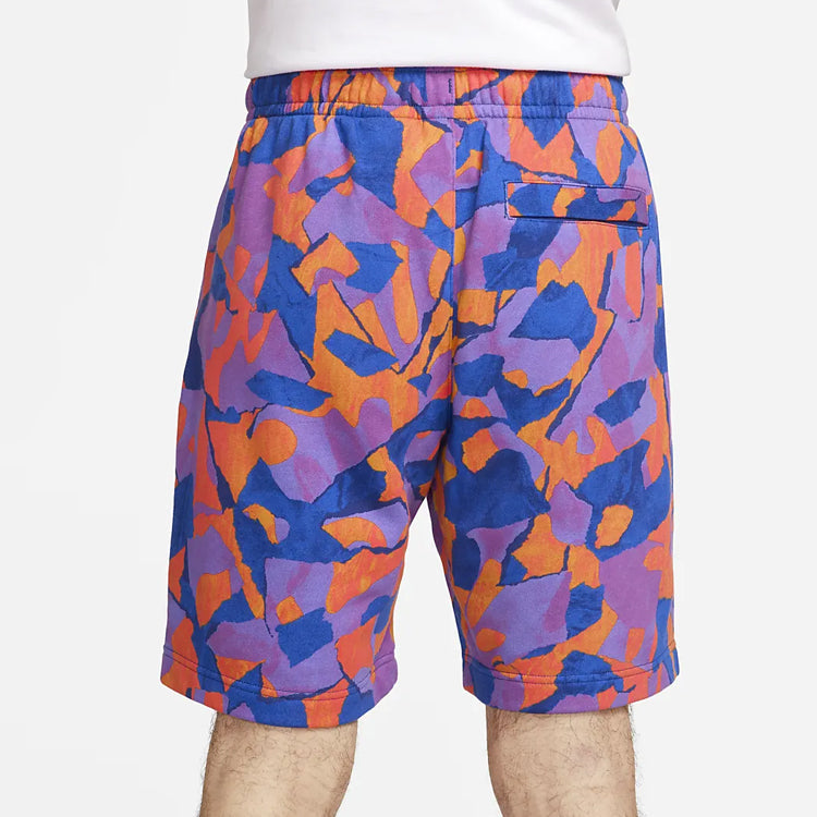 Nike Club Fleece French Terry Shorts 'Vivid Purple Deep Royal Blue' DX0804-551