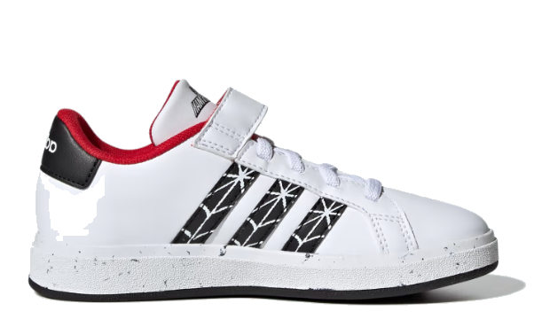 (GS) adidas x Marvel Grand Court 'Spider-Man - Black White' IG7168